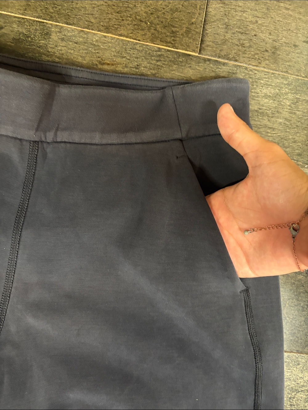 Lululemon Softstreme High-Rise Wide Leg Cropped Pants Gray Size Small - Picture 9 of 13